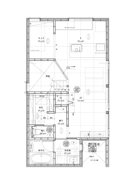 遊び心をちりばめた家の間取り（2F）