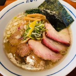 魚介系の塩ラーメン