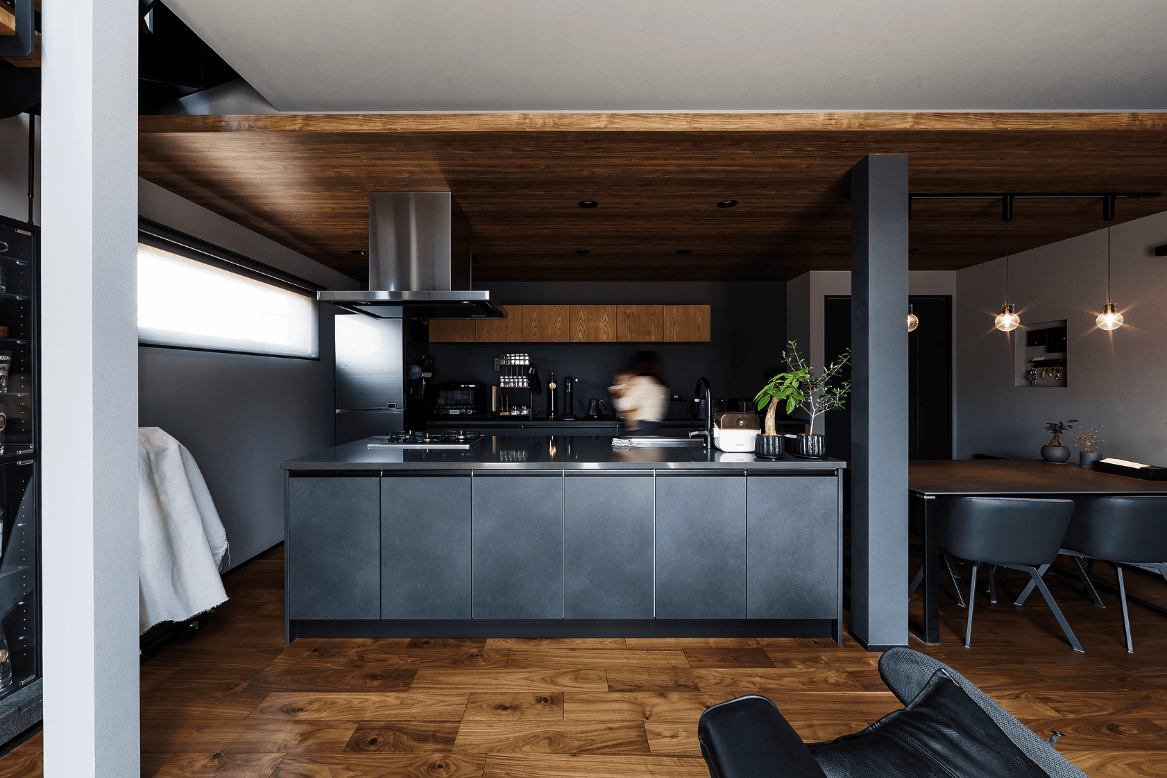 開放感あふれる吹抜のある家