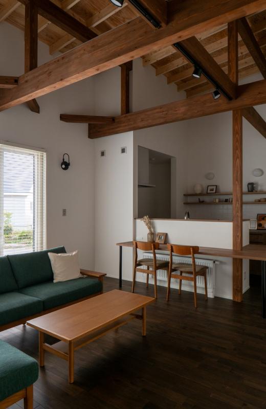 竹内建設の施工事例 112坪の敷地で愛猫と暮らす、L字型の平屋