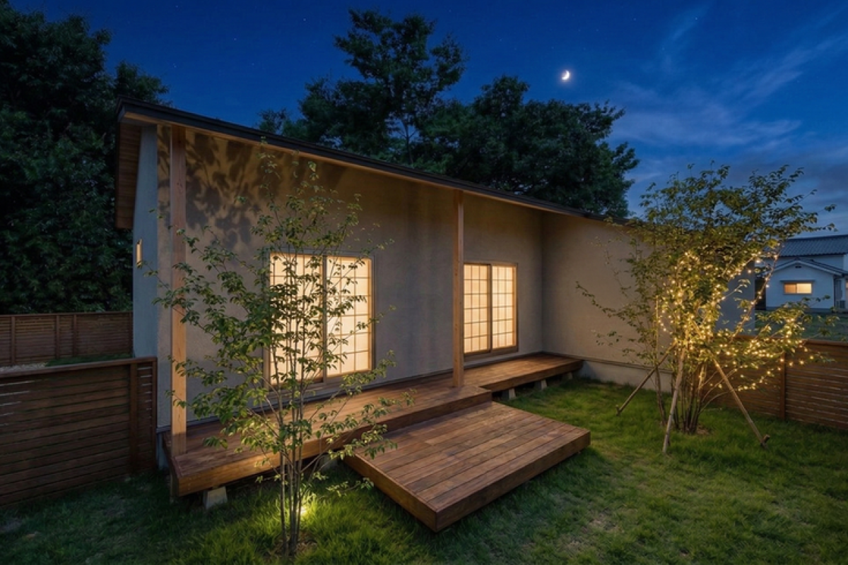 竹内建設のモデルハウス 静寂をまとう、和モダンな平屋 完成見学会