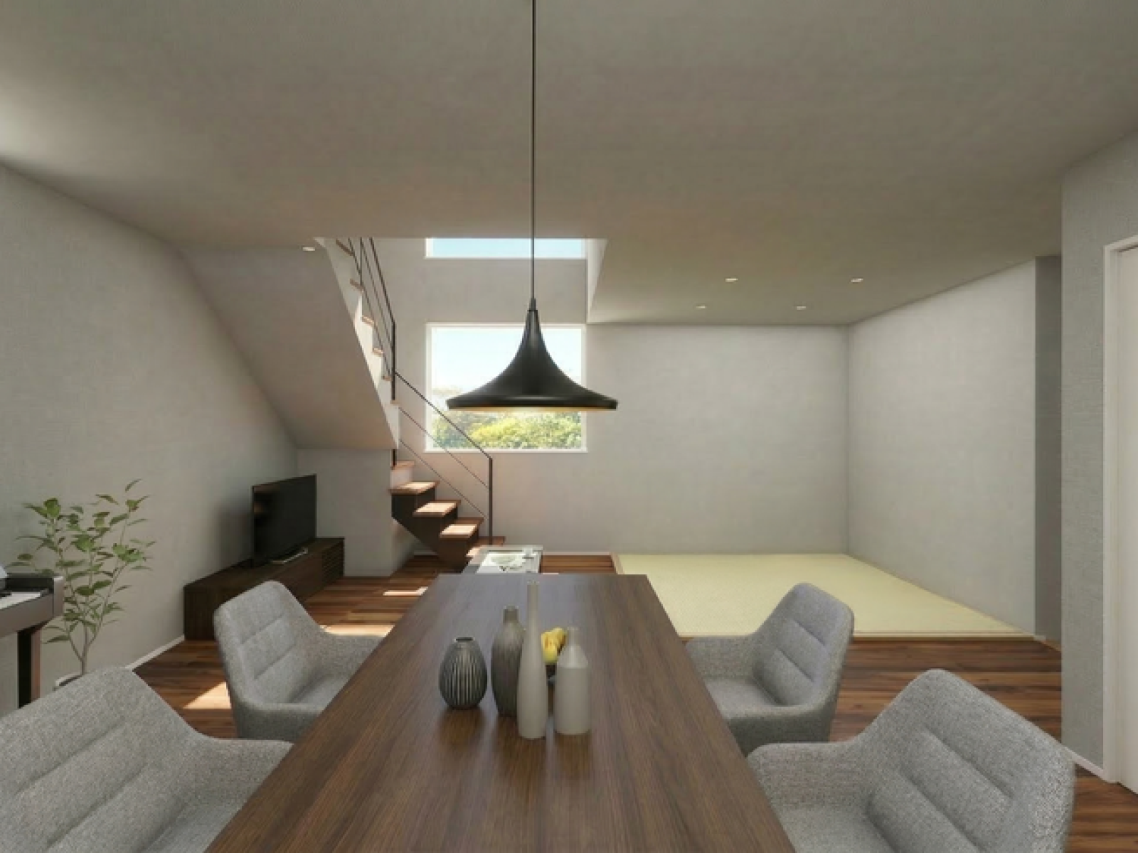 竹内建設のモデルハウス 光とモノトーンのコントラスト 完成見学会