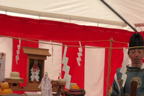 竹内建設のコラム 初めての地鎮祭！