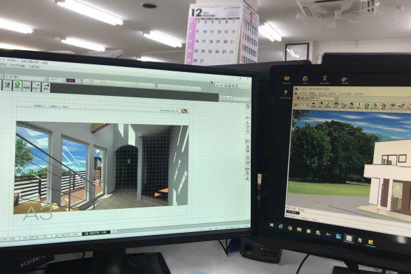 竹内建設のコラム 設計のお仕事　　CADってすごい