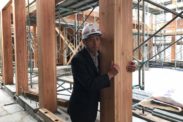竹内建設のコラム 大断面集成材