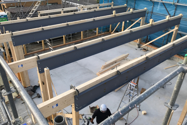 竹内建設のコラム 無柱空間の実現