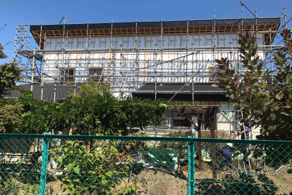竹内建設のコラム 建て替え工事も終盤です！