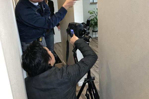 竹内建設のコラム 雑誌撮影
