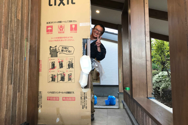 竹内建設のコラム 監督の笑顔