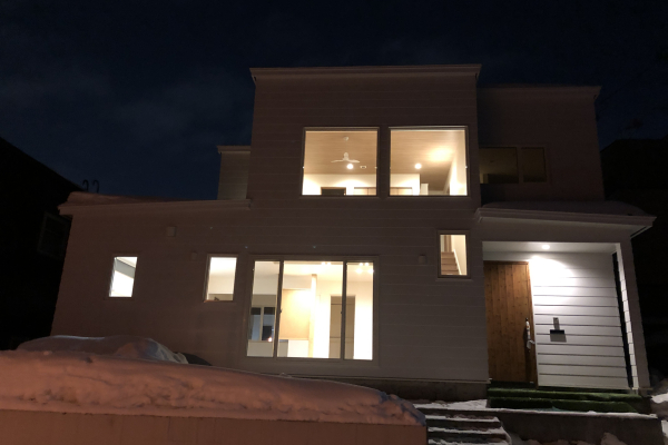 竹内建設のコラム 夜のお家