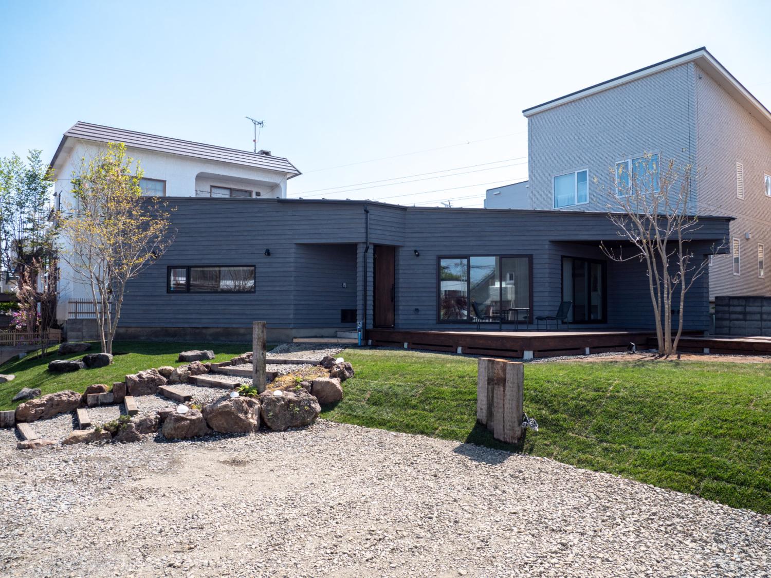 パッシブ換気を導入した高性能住宅の外観