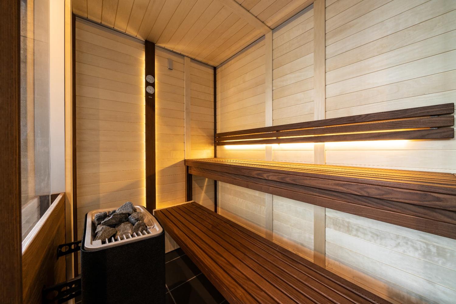 増築リフォームしたプライベートサウナ
