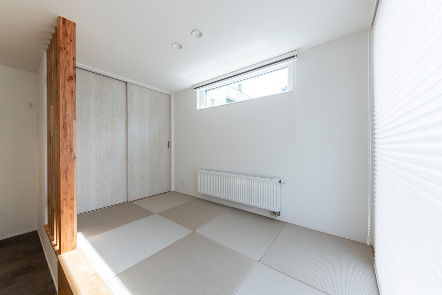 部屋全体をじんわりと暖めるパネルヒーターを採用した長期優良住宅
