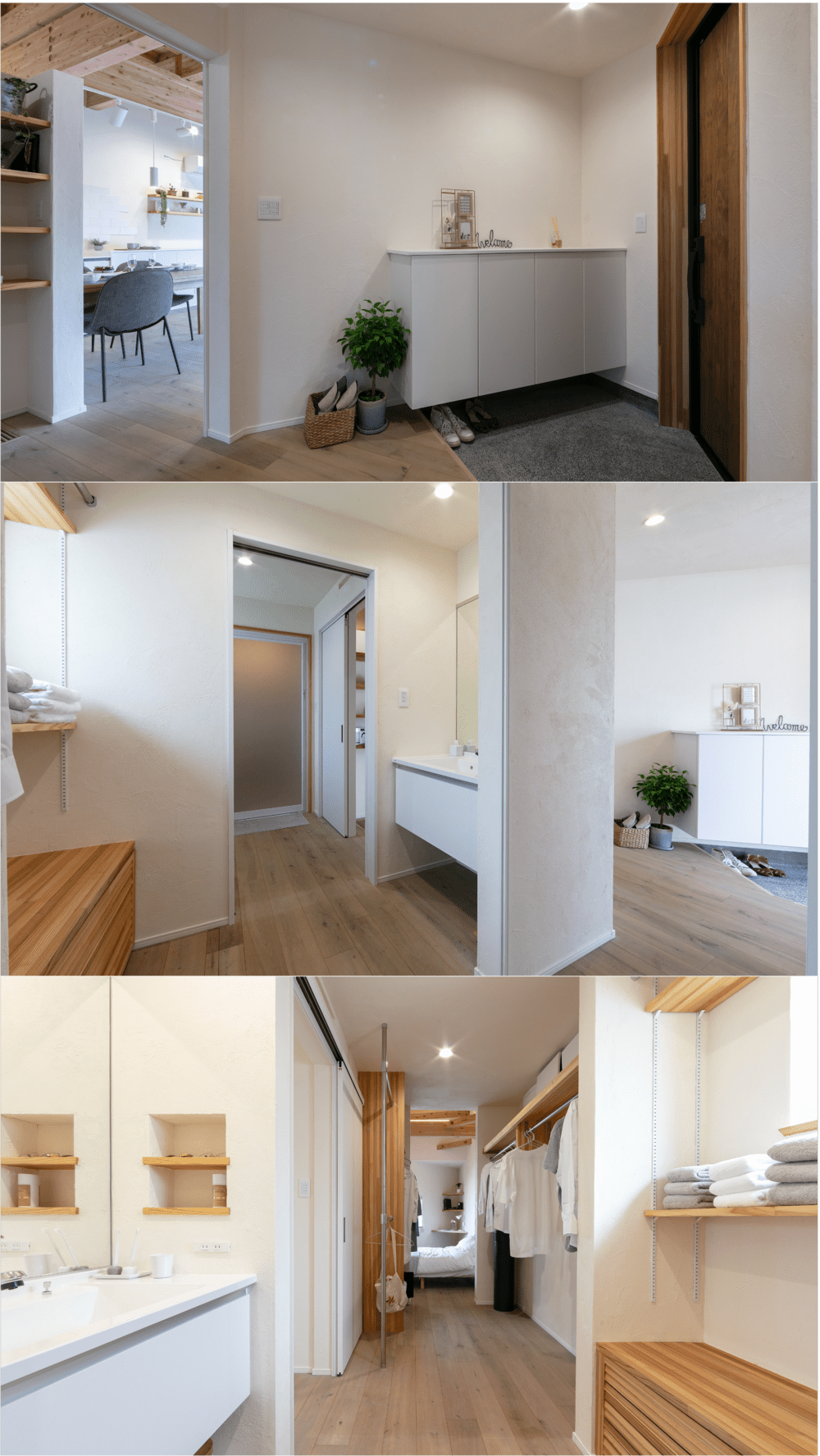 扉をなくすことで自然換気も促せる平屋建てZEH住宅