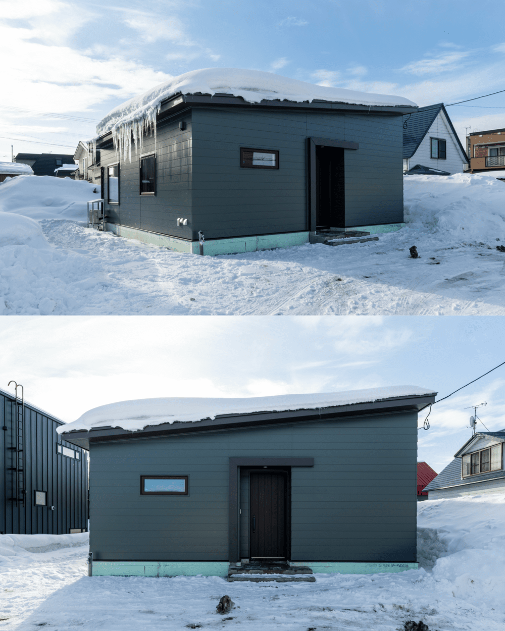 寒冷地向け基準のNearly ZEHを満たし、空気循環で省エネ性能を高めた平屋建てZEH住宅