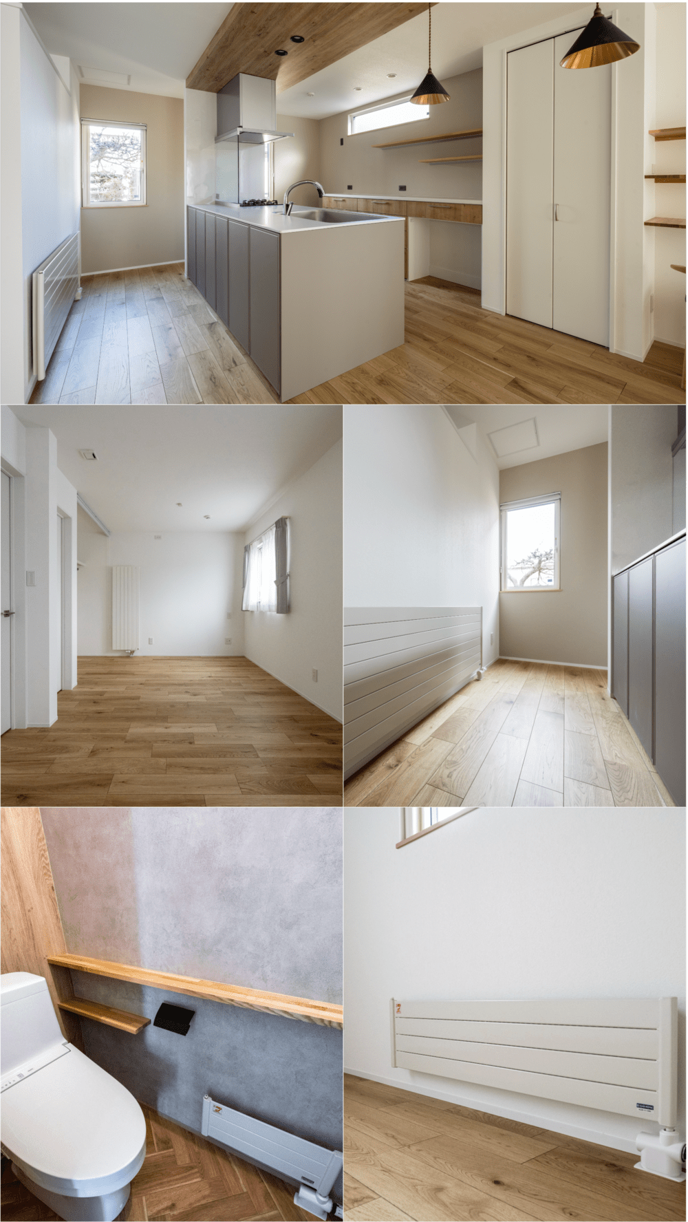 温水ラジエーター（パネルヒーター）を設置した、ZEH Orientedの基準を満たす2階建て住宅