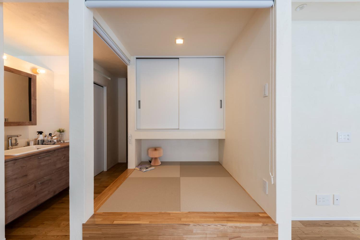 ミニマムな広さの小上がり和室