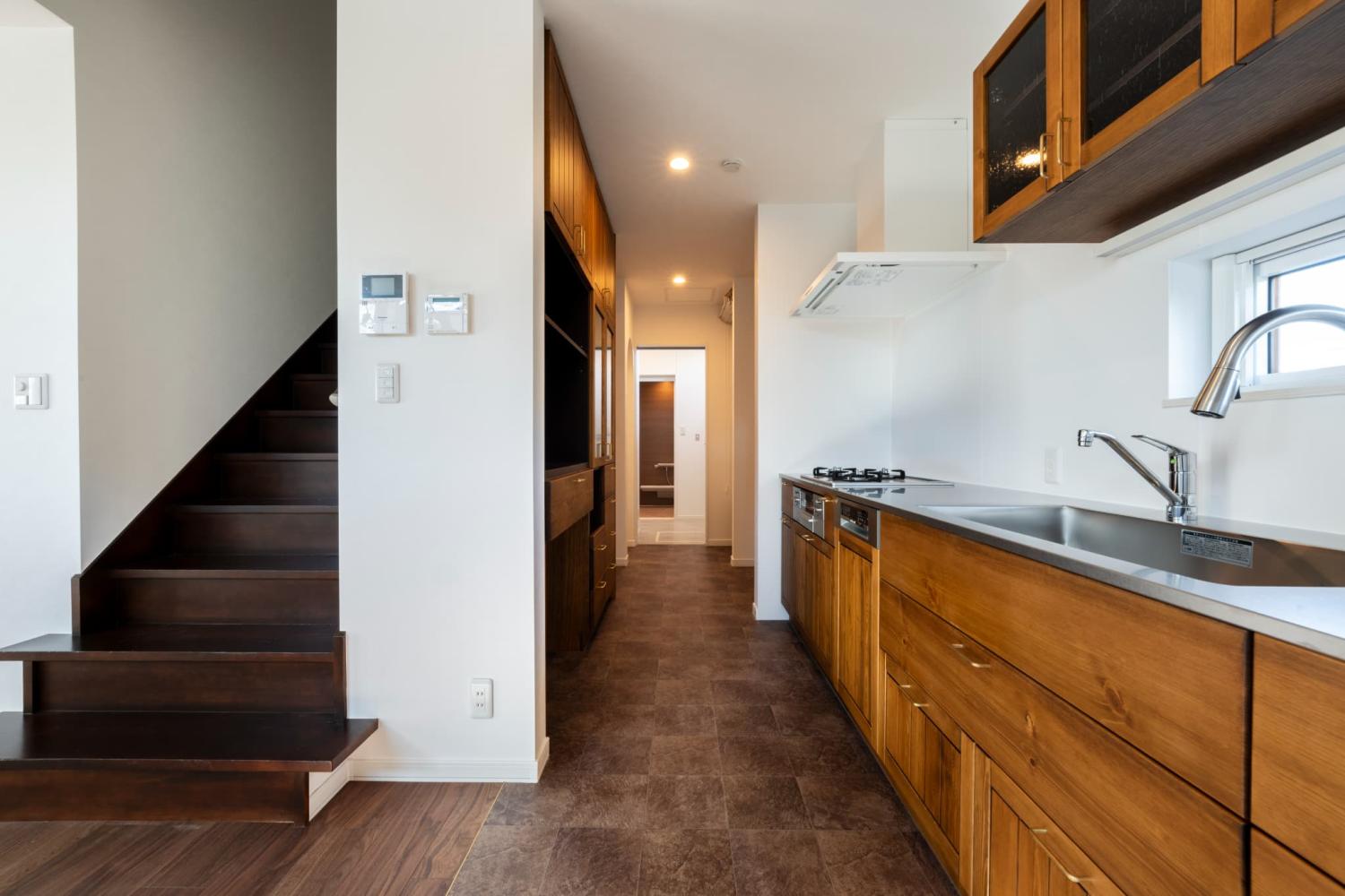 Ⅰ型のキッチンレイアウト