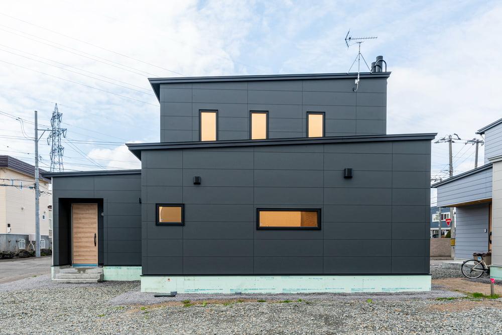 太陽光発電を採用した家の外観